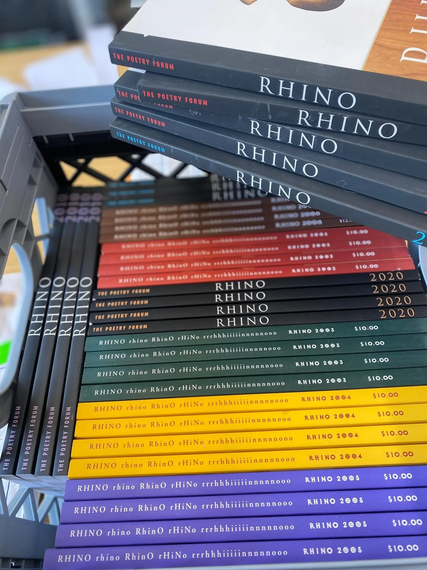 Good afternoon, Hive friends!

In honor BOTH Poetry Month AND @indiebookstoreday we&rsquo;re partnering with @rhinopoetry to give away FREE back issues of their phenomenal poetry journal!

Come on over to 840 Custer on Saturday to grab your RHINOS, s