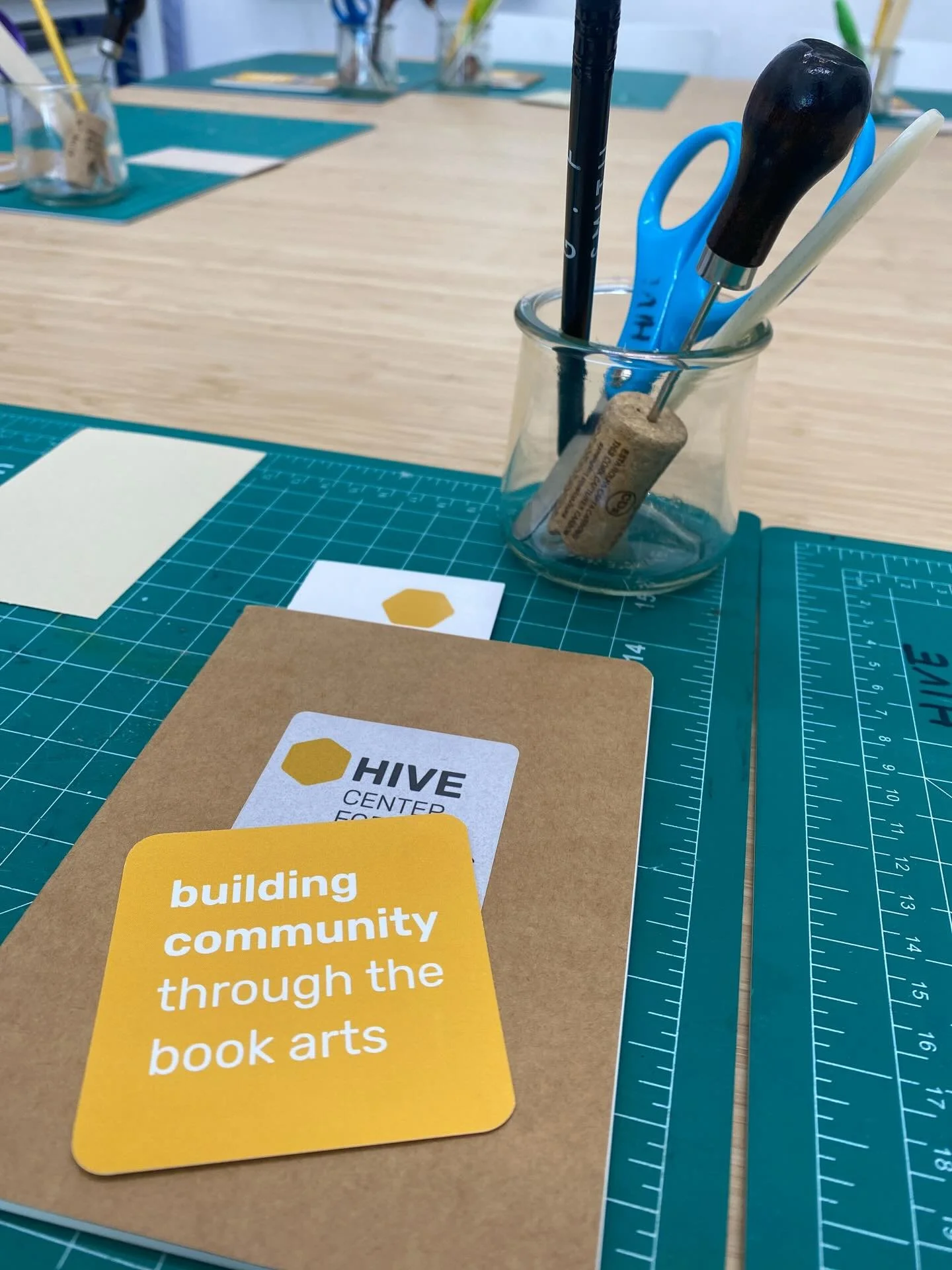 Our Intro to Bookbinding workshop is two hours of awesomeness, in which you&rsquo;ll learn everything you need to know to set off your bookbinding journey with a good start. 

You&rsquo;ll learn important vocabulary, basic techniques, and about neces