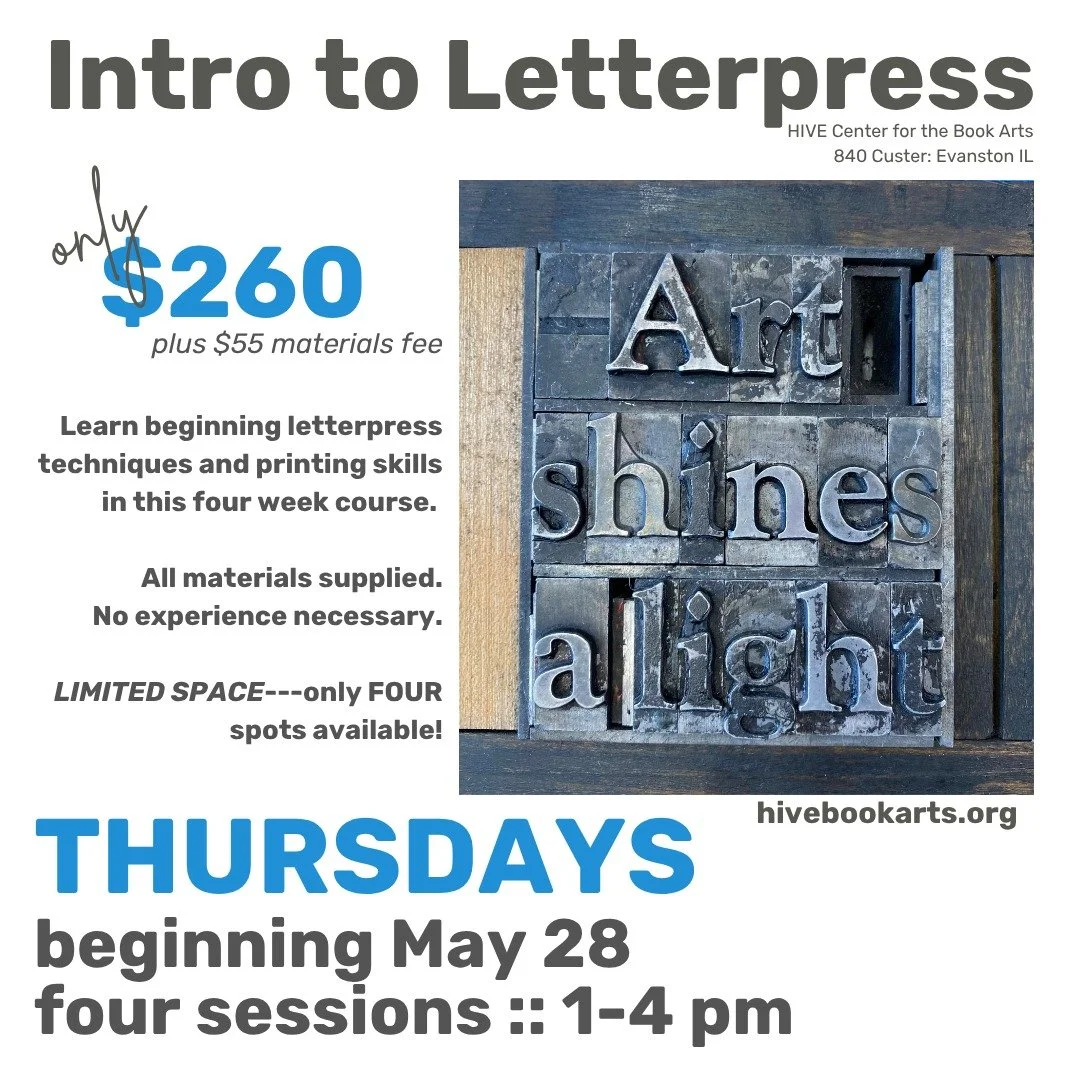 Hey there, Hive friends! 

Thanks to a GENEROUS DONOR, we&rsquo;re able to have a MEMORIAL DAY flash sale on two of our courses and THREE of our workshops, to honor those who have served our country.

For the two courses (Intro to Letterpress and Boo