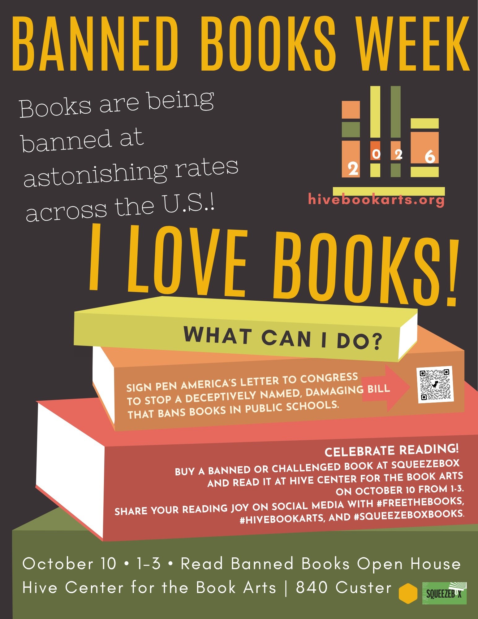 Hey there, Hive friends!

Welcome to @banned_books_week 2026!

It&rsquo;s the dedicated week of the year where we are EXTRA loud about celebrating the RIGHT to READ!

Books are being banned across the United States at astonishing rates. 

Here are so