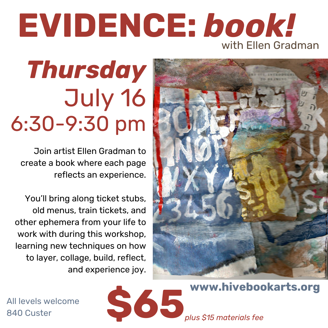 Evidence: Book! with Ellen Gradman