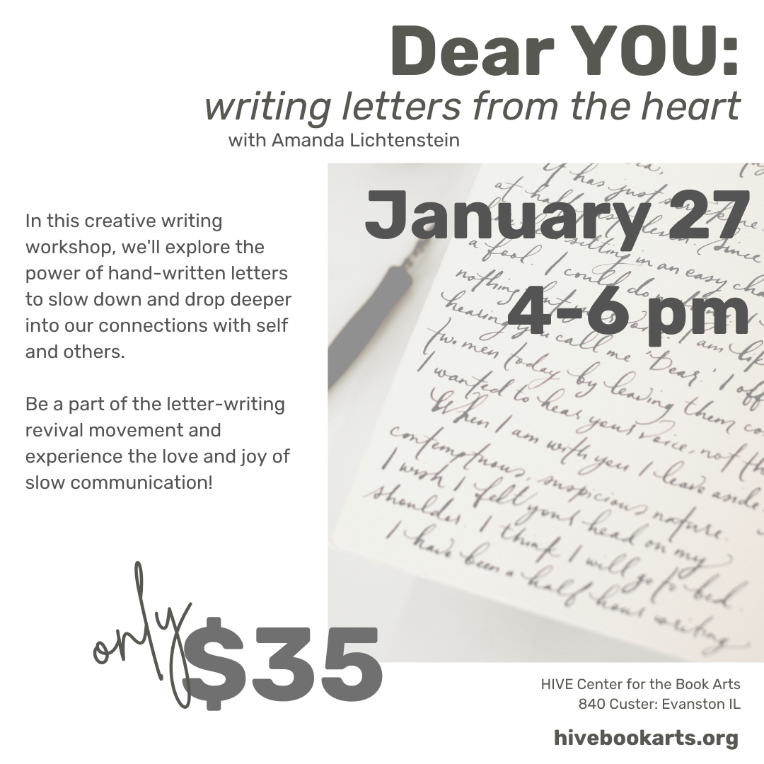 Dear YOU: Writing Letters From the Heart :: January 27