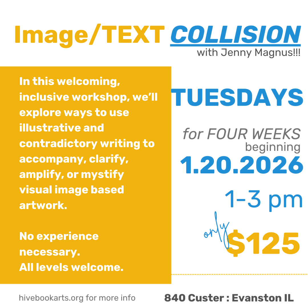 Image/Text COLLISION with Jenny Magnus