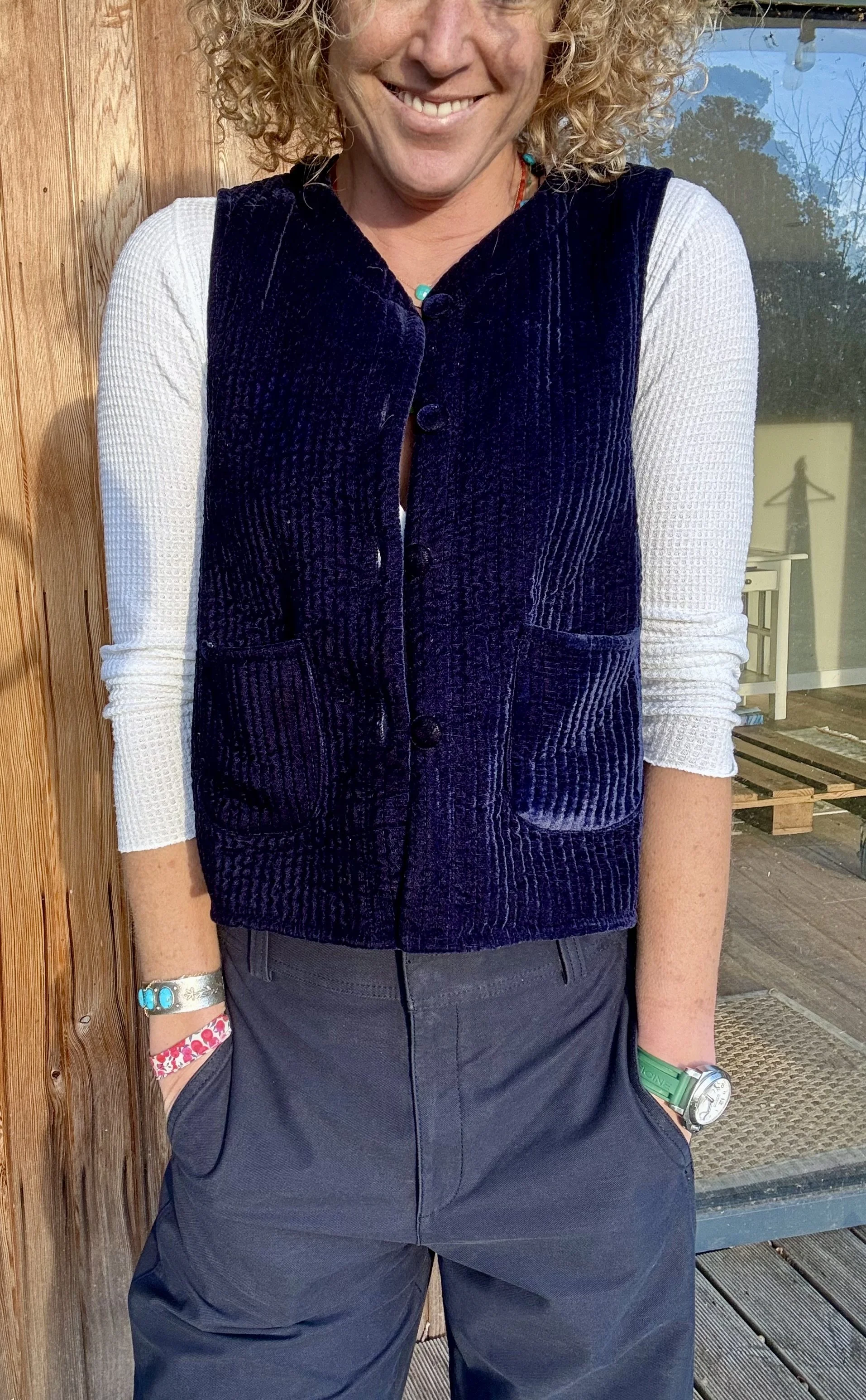 Morgan velvet waistcoat