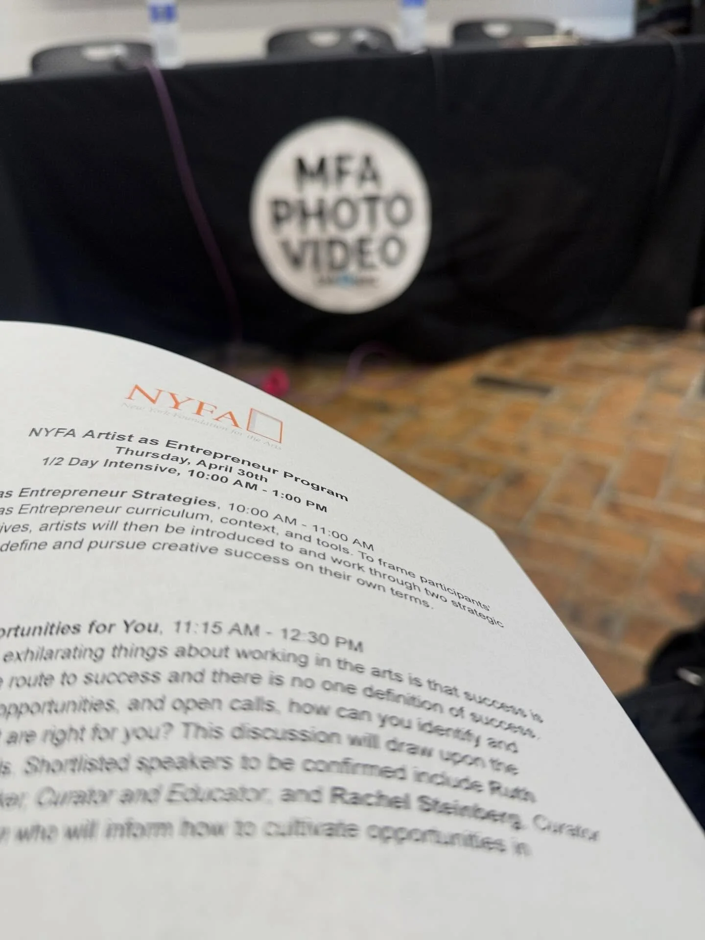 And just like that, the last class/workshop of a two-year journey  @svamfaphotovideo to earn an MFA. It has been an amazing time with so many interesting and inspiring fellow students and instructors, on to the next adventure.