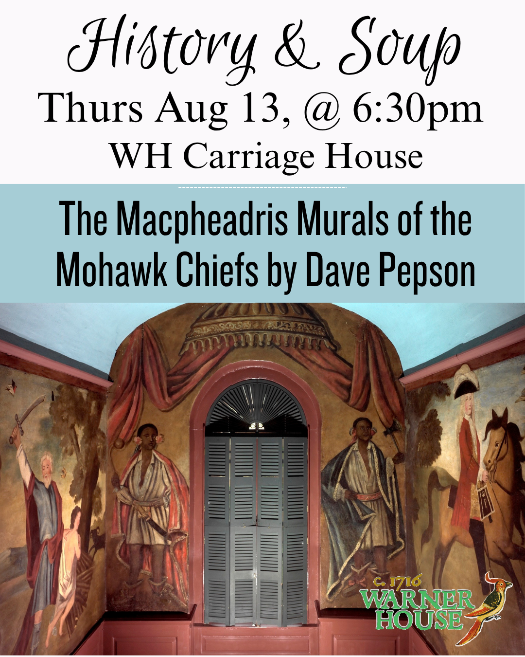 History &amp; Soup: The Mural of the Mohawk Chiefs