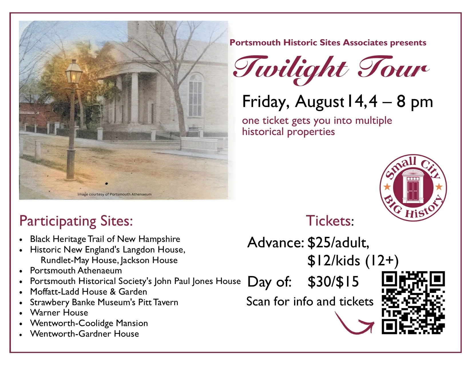 Portsmouth Historic Sites Associates’ Twilight Tour