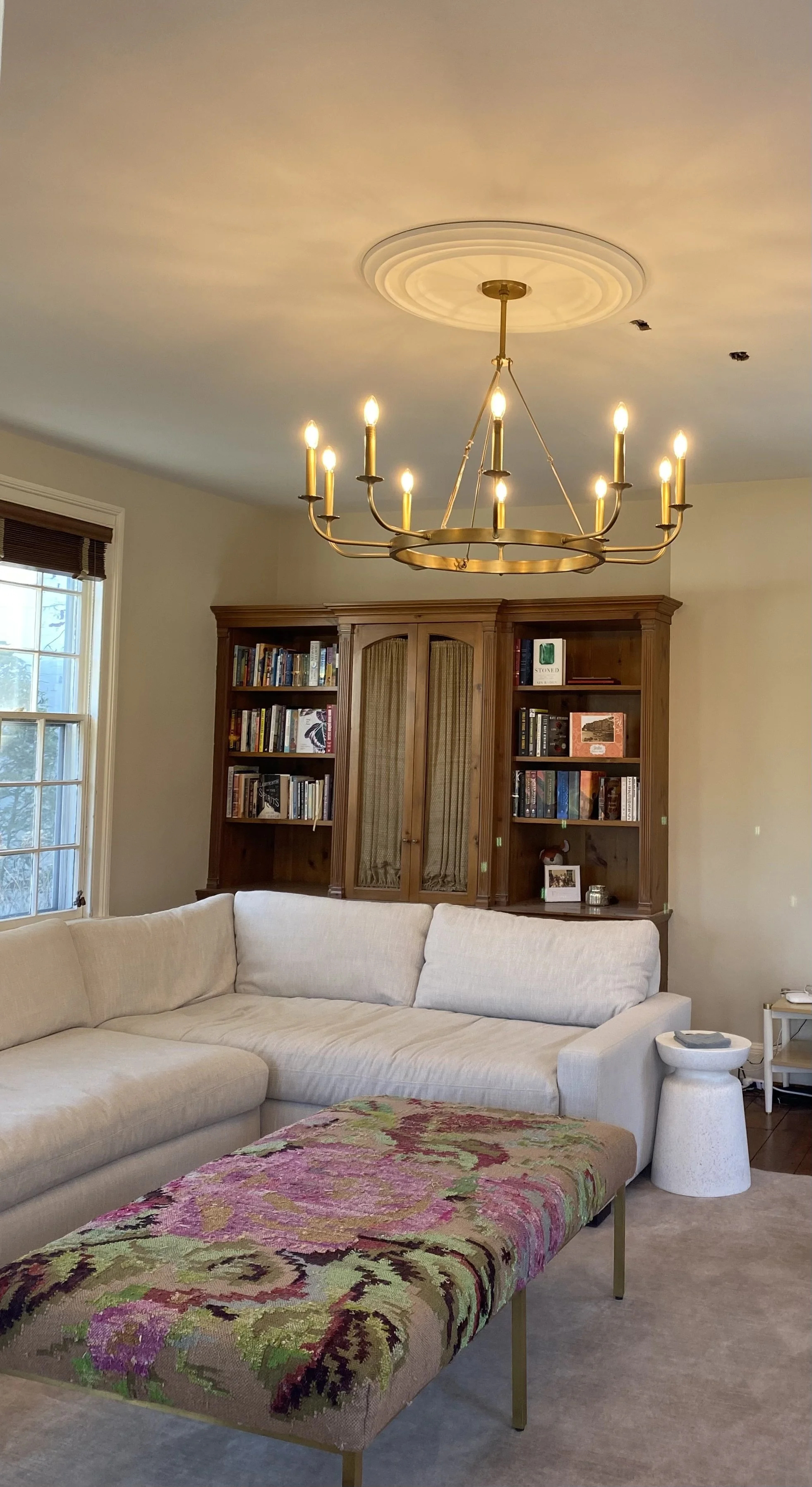 Highland Electric living room fixture project