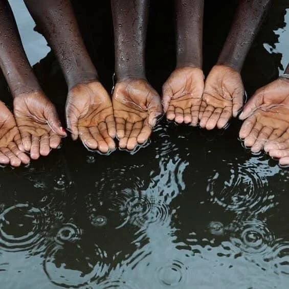 Open Hands welcoming the water of the Tadane Lake, which the Nzulezu Village of stilts and platforms is built over. The rustic lives of the village people is something amazing to behold. Nzulezu is located in the Western Region of Ghana.