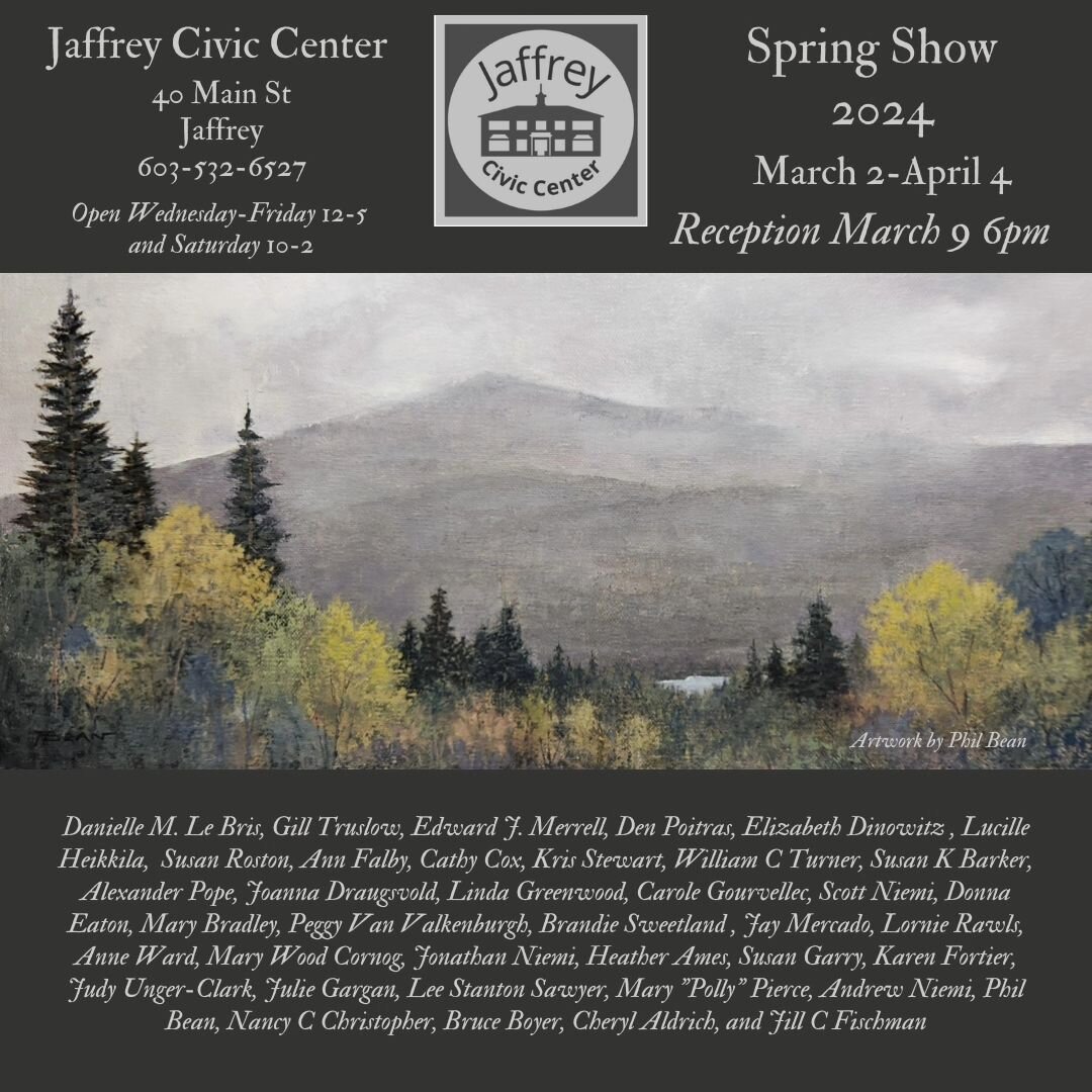 Opening reception is Saturday, March 9th, from 6 to 7:30 pm. I have one painting in this exhibit.