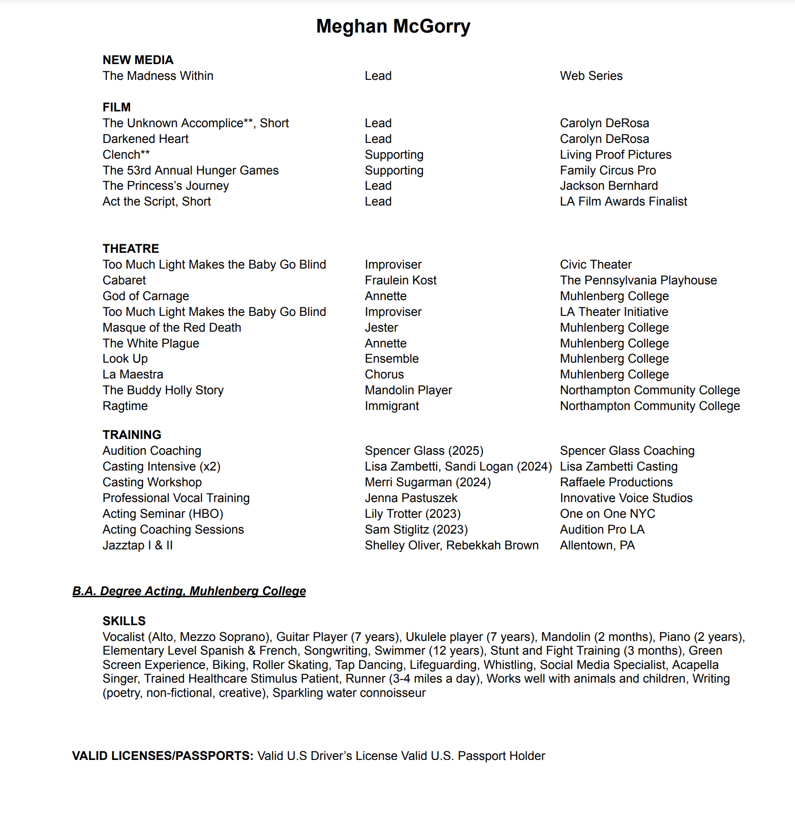 Resume