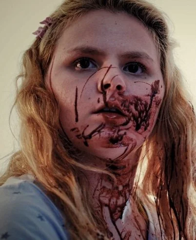 Meghan McGorry as Ashly in the horror film "CLENCH", coming 2026. 