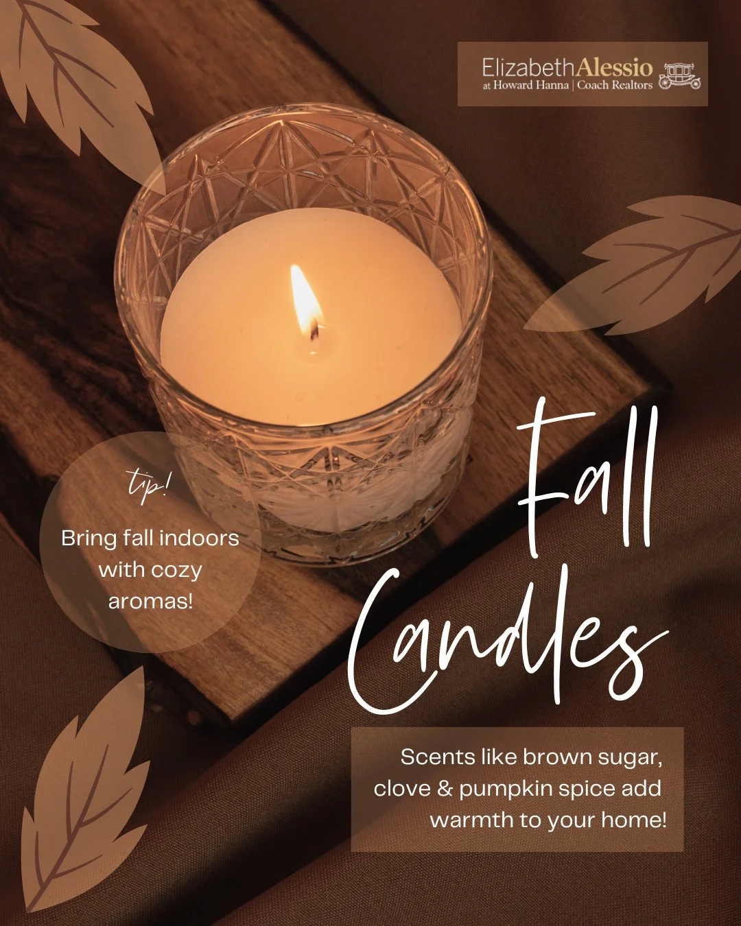 There's something magical about the first crisp fall day when you light that first autumn candle and suddenly your home feels like a warm hug! 🍁⁠
⁠
Whether you're getting ready to list your home or just want to keep it feeling fresh and inviting all