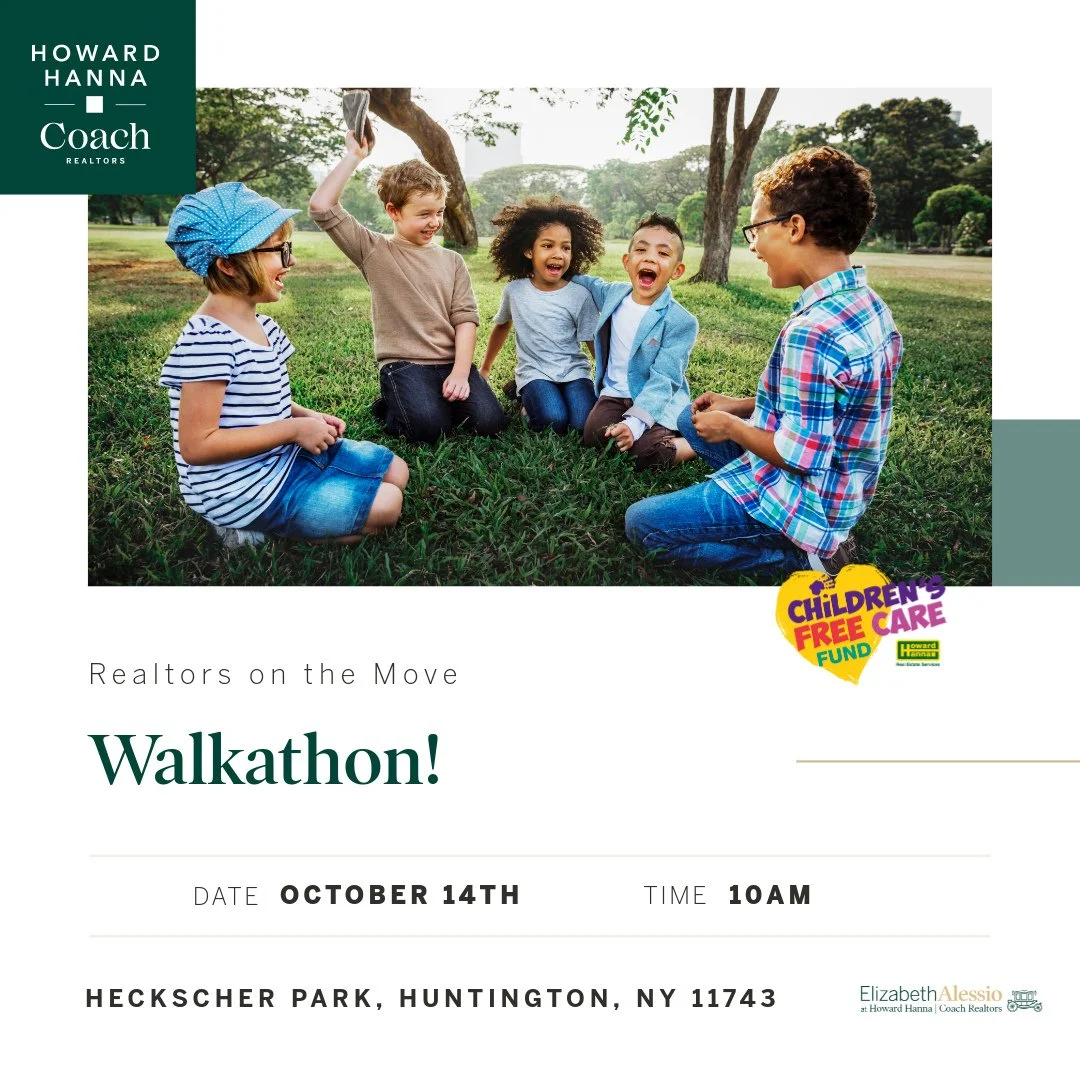 🏃&zwj;♀️ Realtors on the MOVE! ➡️ Join us for a fun 5K walk with colleagues and friends around beautiful Heckscher Park and Lake! ⁠
⁠
📅 DATE: October 14, 2025⁠
🕰️ TIME: 10:00am⁠
📍 LOCATION: Heckscher Park⁠
Park Entrance on Madison Street, Hunting