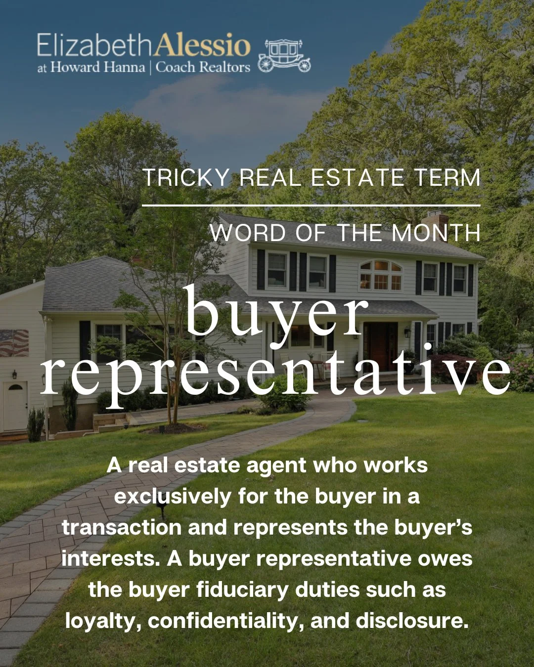 Ever wonder what the difference is between working with ANY agent and working with YOUR agent?⁠
⁠
That's where a buyer representative comes in! 🏡⁠
⁠
A buyer representative is legally bound to work FOR YOU&mdash;not the seller. They negotiate on your