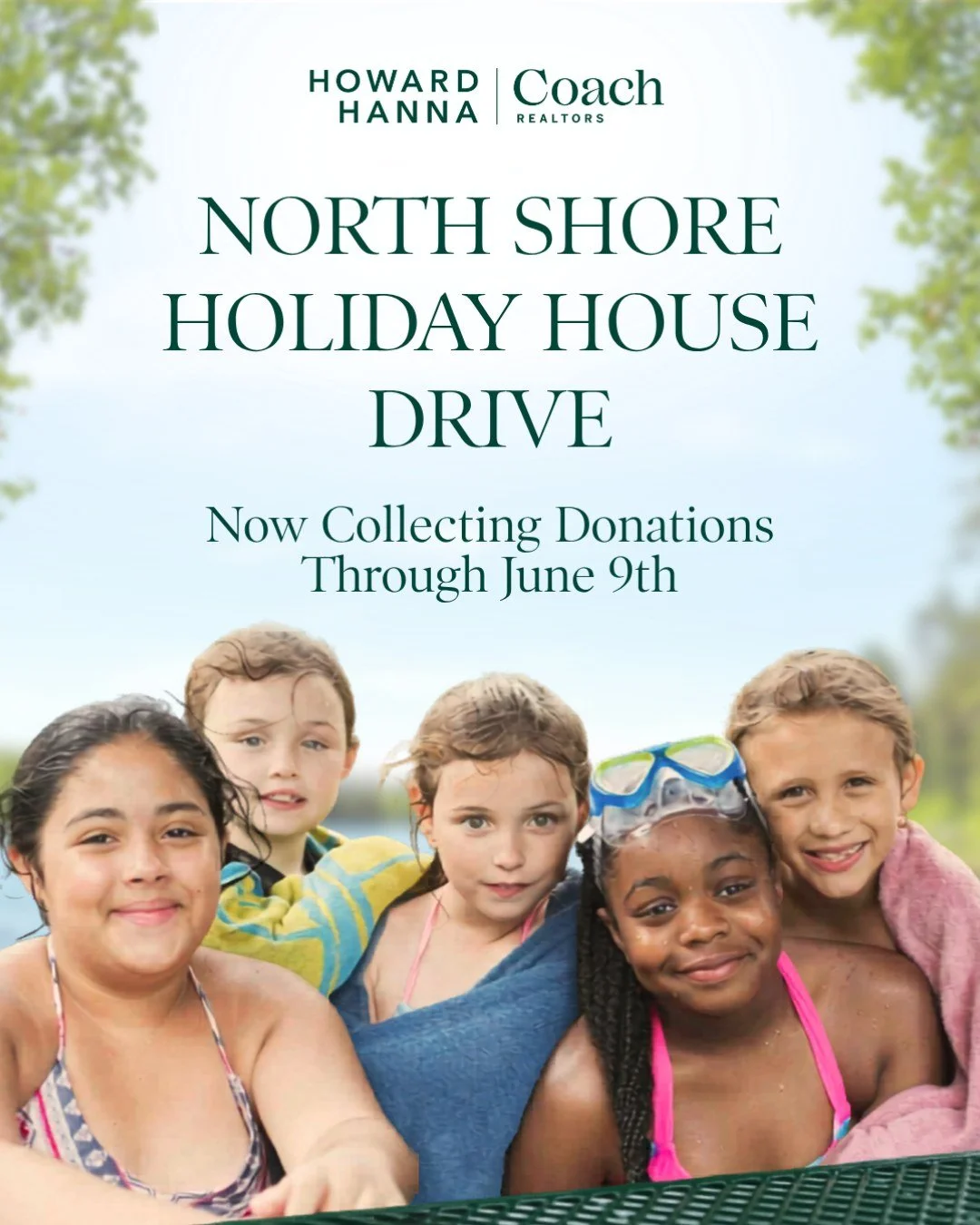 Help us make this summer a little brighter for the girls of North Shore Holiday House ☀️💚

Howard Hanna | Coach Realtors is proud to support this incredible organization by collecting donations for campers through June 9th.

Items needed include poo
