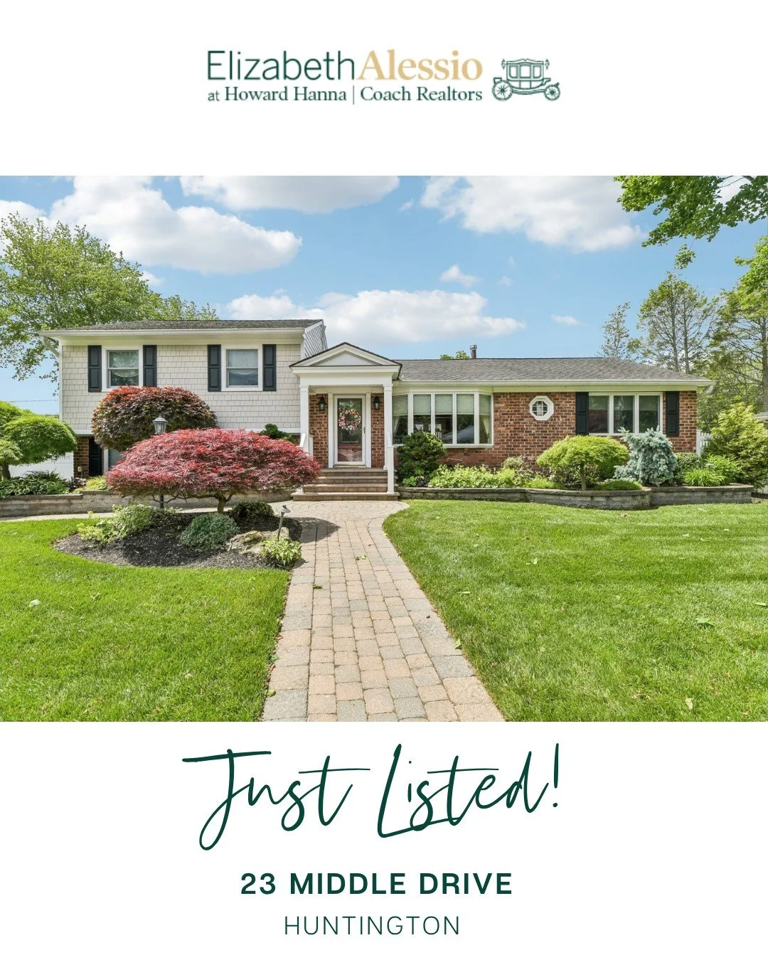 Just Listed!
23 Middle Drive, Huntington
Asking $819,000
Co-Listed with @lisamolinelli_realtor 
 
Pristine Split-Level on Beautiful Landscaped Corner Property with Separate Legal 1-Bedroom Accessory Apartment!
 
Perfect for Multi-Generational Living,