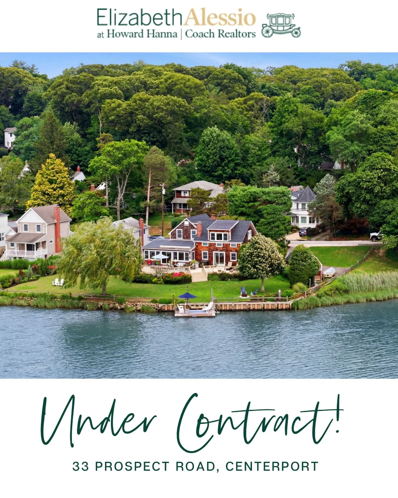 Under contract! This one-of-a-kind waterfront Colonial on Centerport&rsquo;s Mill Pond found its new owners fast! 

Historic 1920s charm, pond views from nearly every room, and a floating dock.  Sounds like the perfect everyday escape to me! 🦅🏡

#e