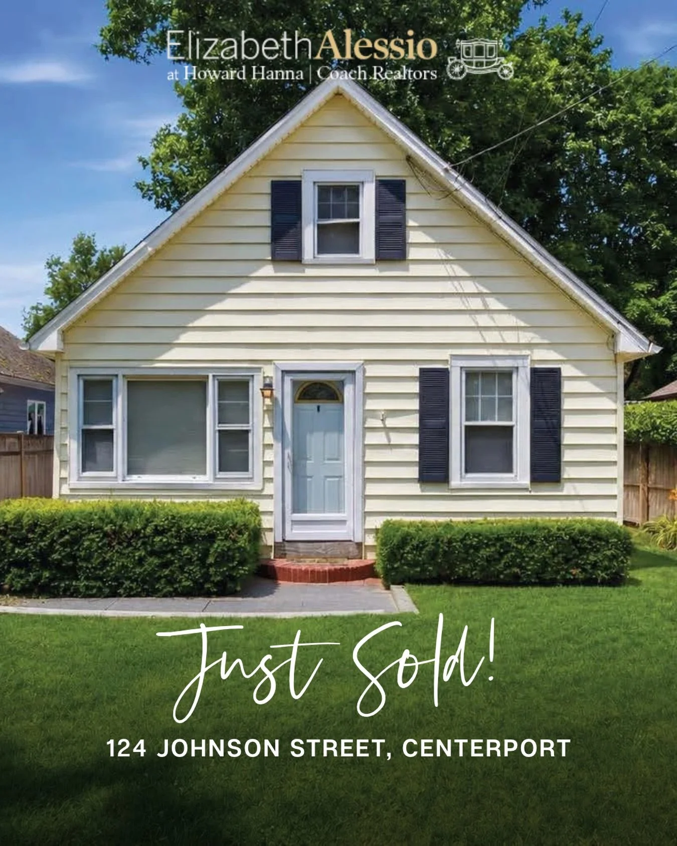 SOLD for 58K Over Asking!
&nbsp;
124 Johnson Street, Centerport
Co-listed with Karen Finneran

This adorable home has its new owners! 🏡💛 After being loved by the same family for decades and filled with so many wonderful memories in H.B.C.A., it&rsq