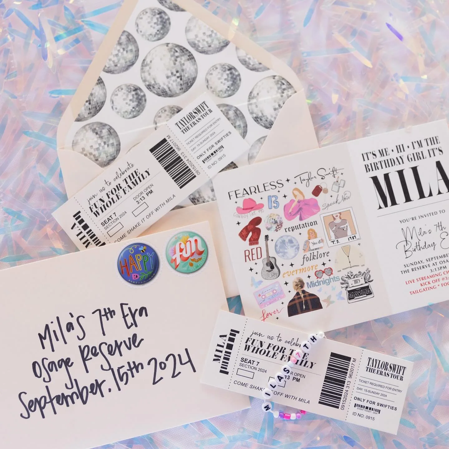 A party theme that aged ALL TOO WELL 😉
This time last year we were still on cloud nine from Mila&rsquo;s birthday party! We can&rsquo;t wait for all the inspiration to come from Taylor&rsquo;s new album and wedding in the next year - are you ready f