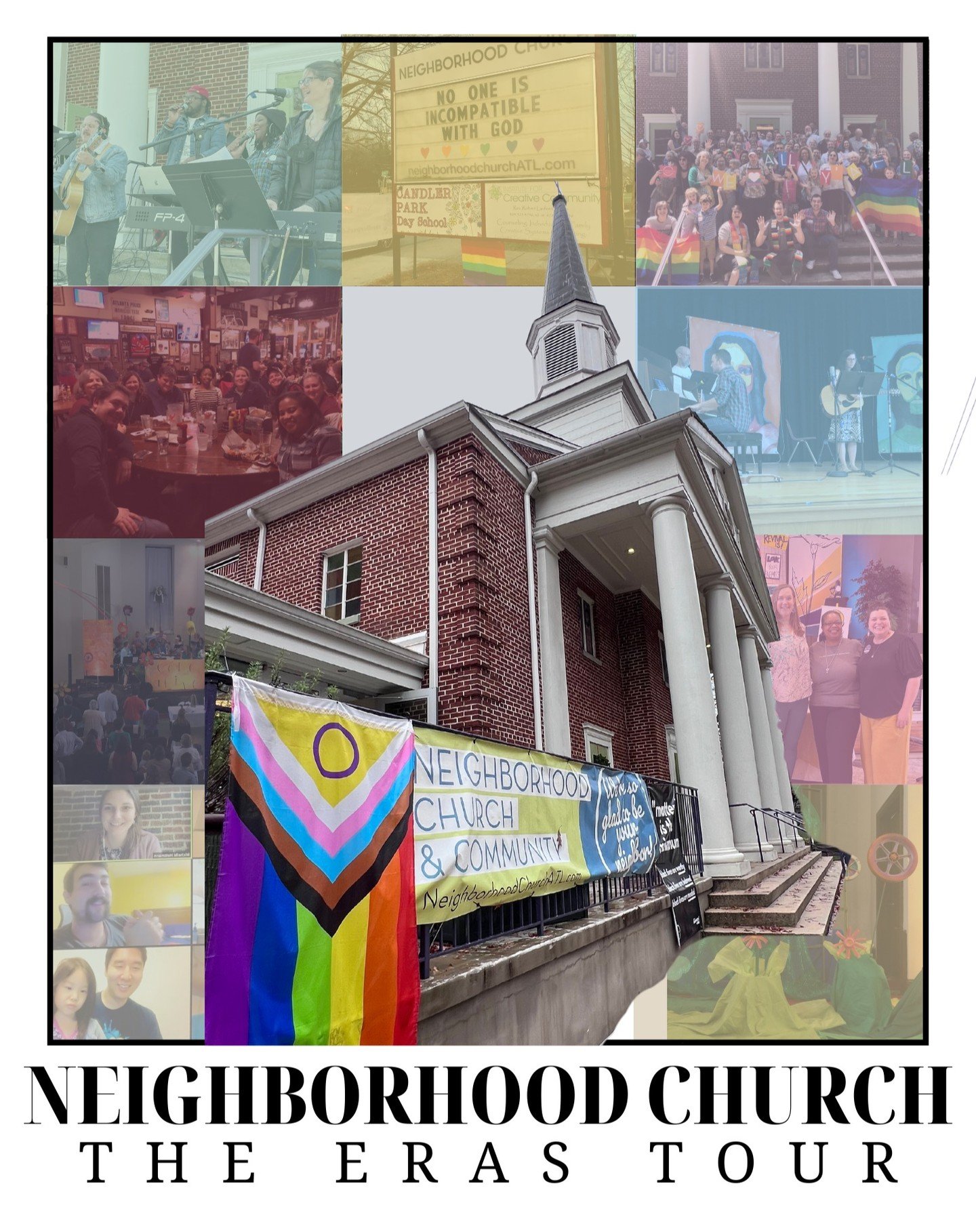 We'll be celebrating the past 8 years of this new, becoming, and living community we've created called Neighborhood Church tomorrow, Sunday May 19 at 11 am during worship! There will be music, pictures, stories, cake, laughter, and dreaming about the