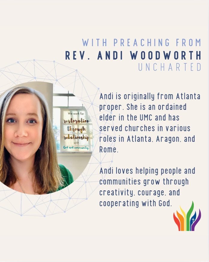 Uncharted is RMN's biennial Convocation, a gathering of LGBTQ+ affirming followers of Jesus to experience, co-create, and activate the kin-dom of God.

This year&rsquo;s Convocation will be held on July 24-27 in Madison, WI and our very own Rev. Andi