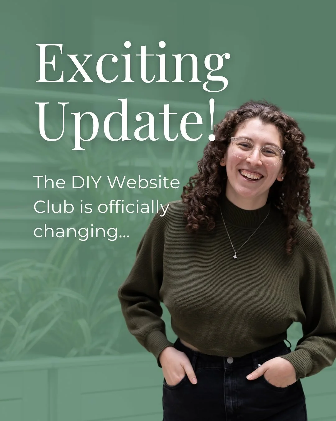 I can&rsquo;t believe I&rsquo;m changing things already&hellip;

It&rsquo;s only been 3 months since I launched my membership, The DIY Website Club and it&rsquo;s already time for a change.

When I launched the membership, I set out to create the bes