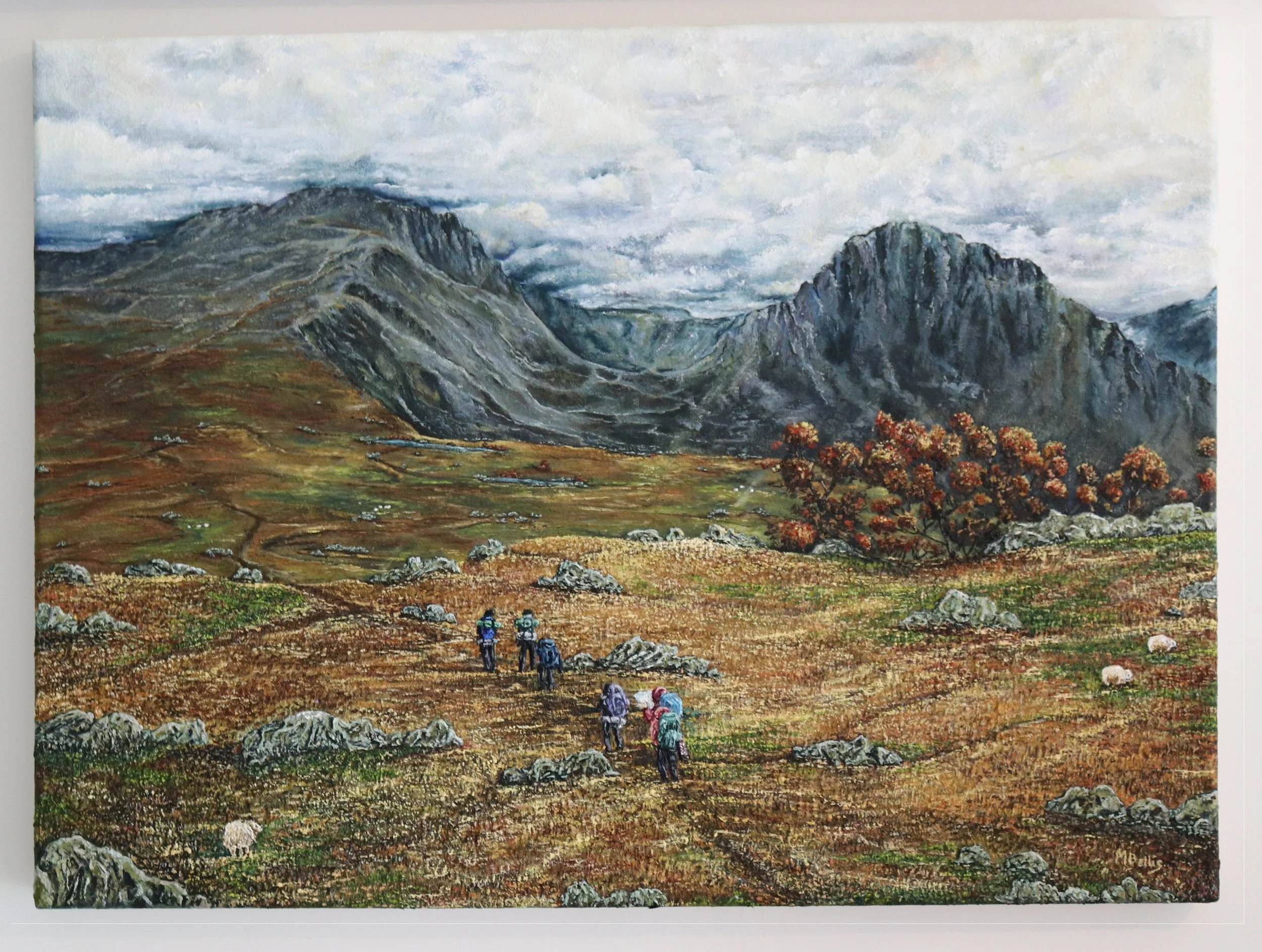 Snowdonia DofE Gold Expedition (1)
Oil on canvas 96.5cm (w) x 76cm (h) x 2cm (d)