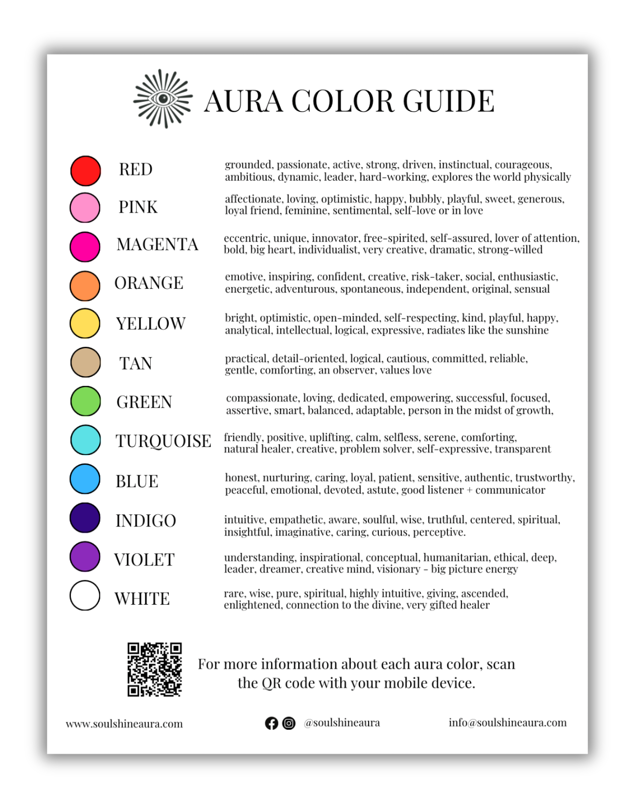 Positive Aura Forms  Aura, Positivity, Aura colors