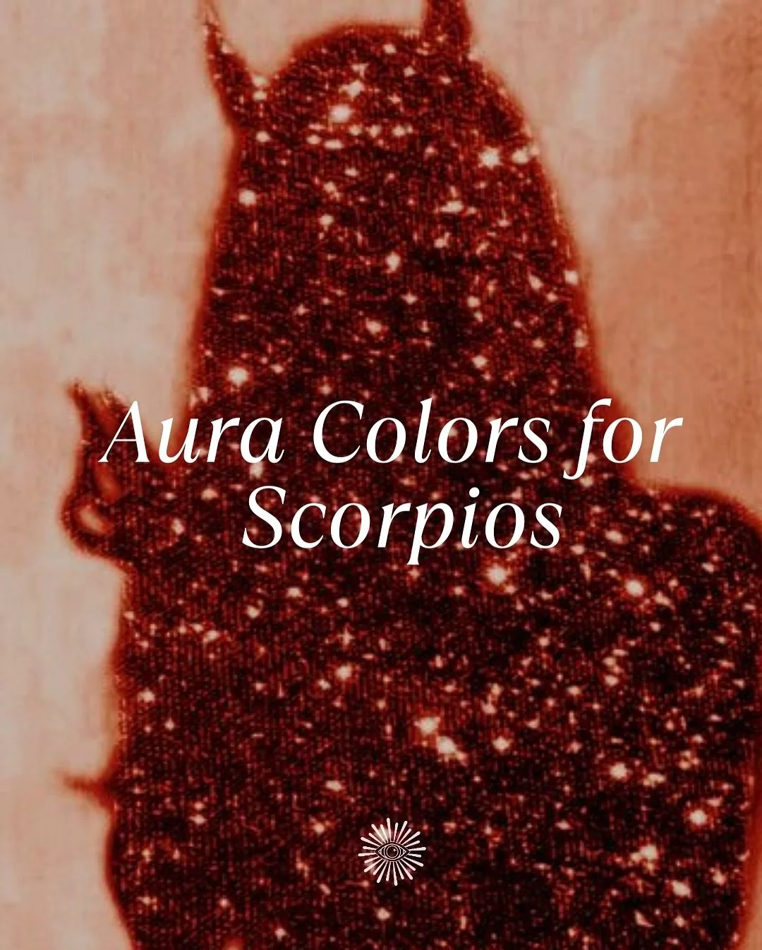 Love them or hate them, it&rsquo;s hard to ignore the aura of a Scorpio 🦂
⠀⠀⠀⠀⠀⠀⠀⠀⠀
Despite their rattling tail, Scorpios are one of the water signs. Their depth and intuition knows no bounds and is reflected in their indigo auras. 
⠀⠀⠀⠀⠀⠀⠀⠀⠀
Red au