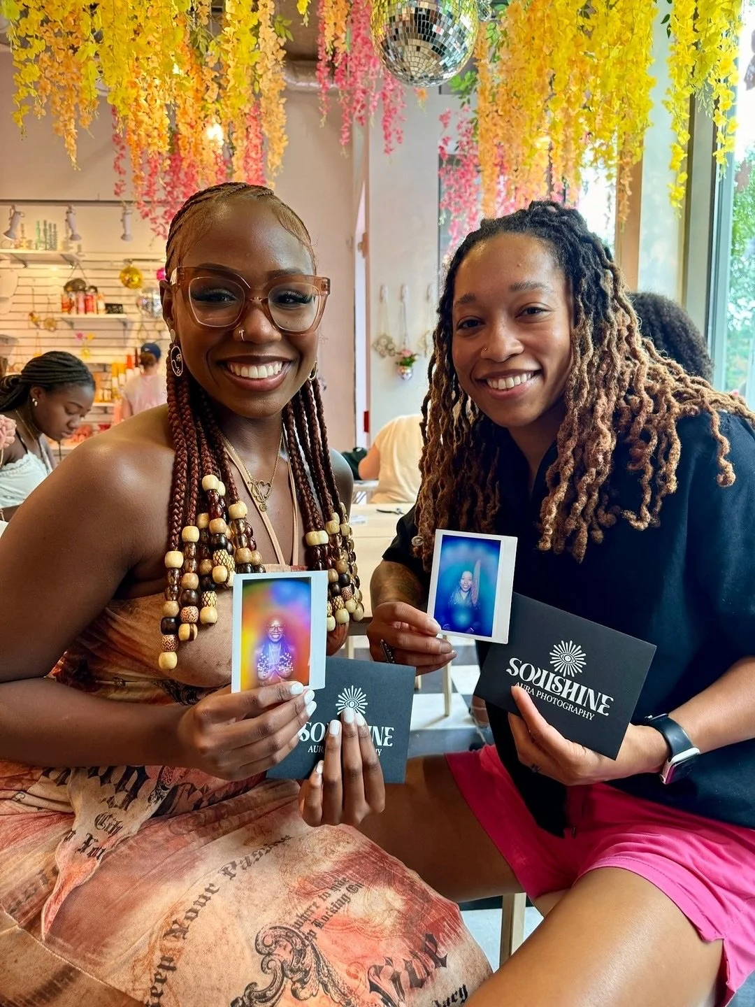 Our favorite pose... You + your aura portrait ✨🌈🦋
⠀⠀⠀⠀⠀⠀⠀⠀⠀
Become your most intuitive and introspective self by seeing your energy in aura form. Link in bio to book a session at one of our upcoming October public events. 

Oct 10 ✨ Aura Pop-up 📍@