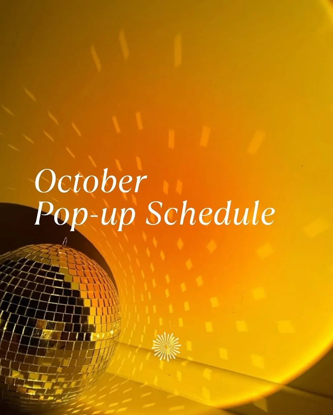 October is looking spookyyyy, and we mean that as a compliment 💀
⠀⠀⠀⠀⠀⠀⠀⠀⠀
October Public Pop-up schedule below with a few private events (including a HALLOWEEN WEDDING👻) in between:
⠀⠀⠀⠀⠀⠀⠀⠀⠀
Oct 4 ✨Aura Pop-up 📍@the_serpents_key
Oct 5 ✨ Aura Pop