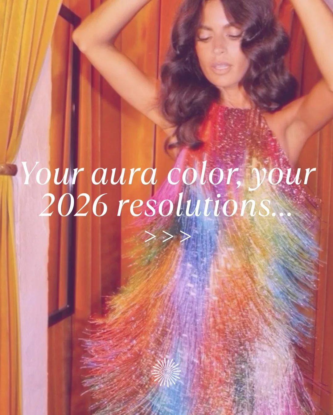 Babe, your 2026 aura&rsquo;s serving color and goals 🌈✨ Swipe to shine brighter this year. 🌟

#shinebright #auraphotography