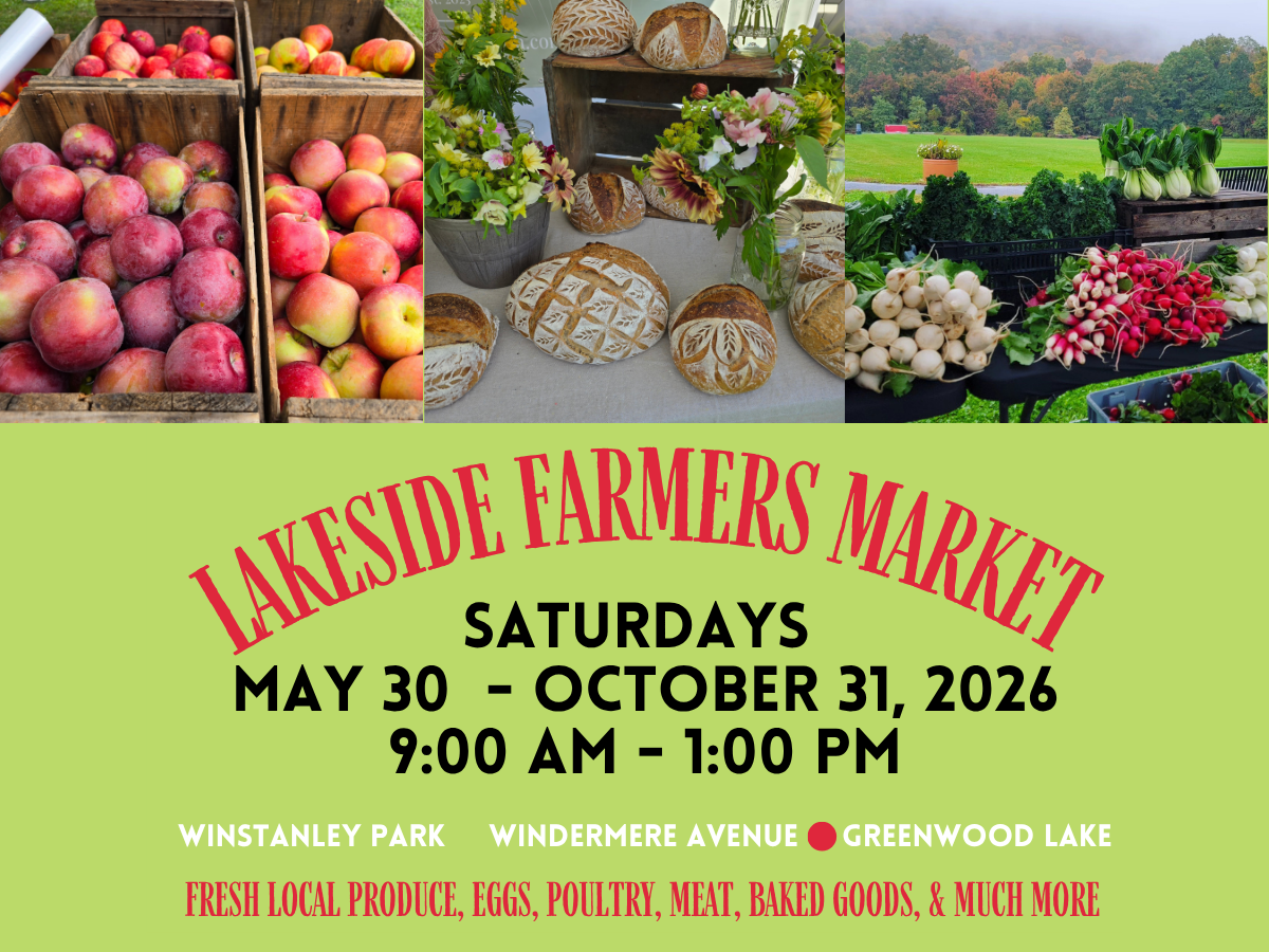 Lakeside Farmers Market at Greenwood Lake Opening Day