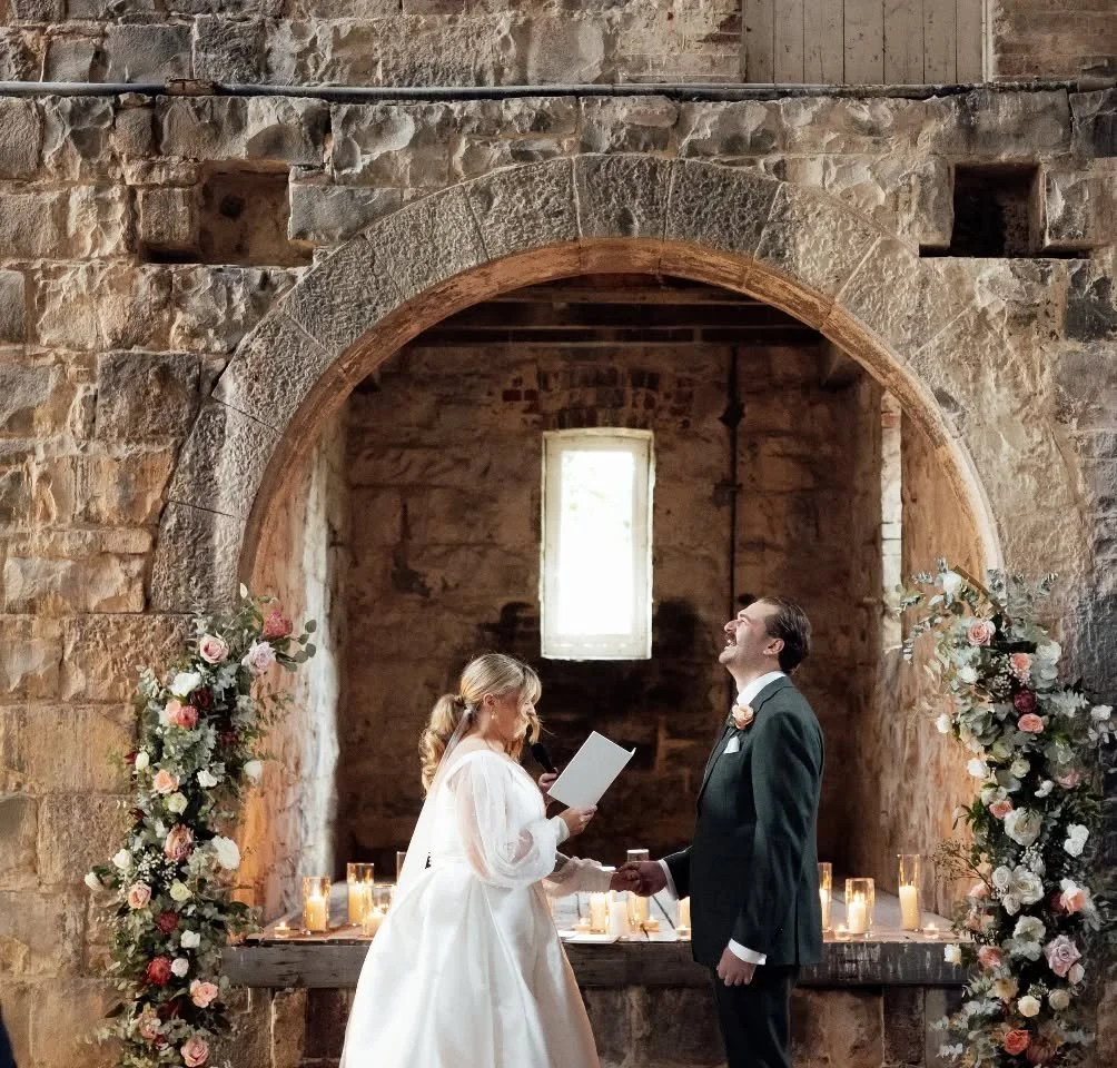 Katherine &amp; Tom //

These two... Enough said. The DIY Queen and the Lego King. What a fun ceremony this was to write and be celebrant for, with your hilarious, chilled out natures mixed with the best organisation I've seen of a couple, it really 