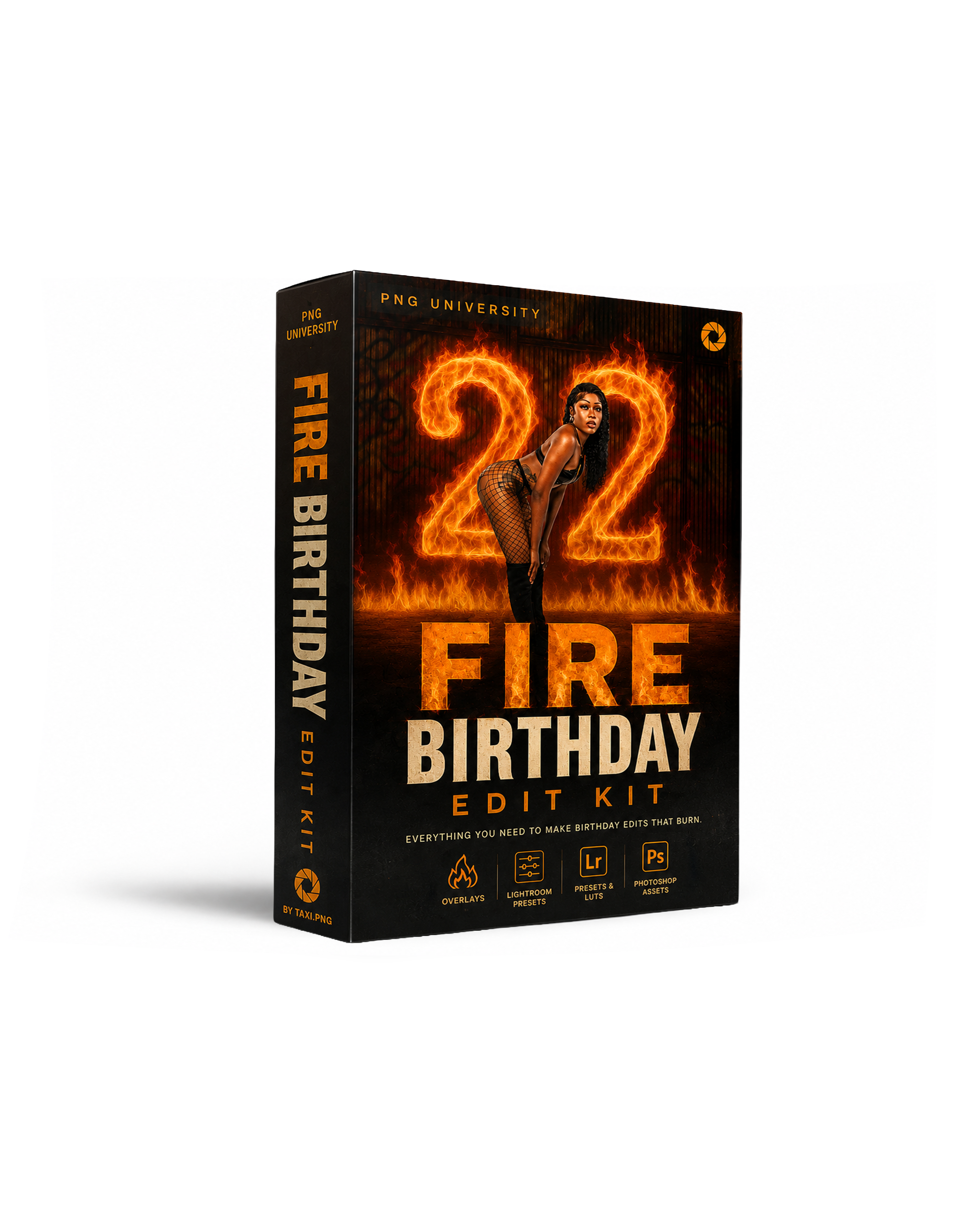 Taxipng | FIRE BIRTHDAY EDIT KIT