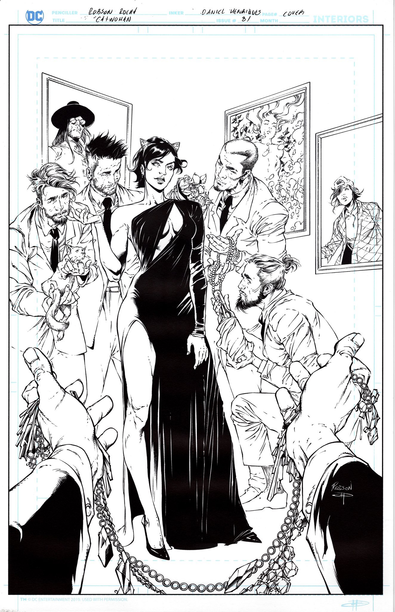 Catwoman #31 Cover Pencils: Robson Rocha Inks: Daniel Henriques.