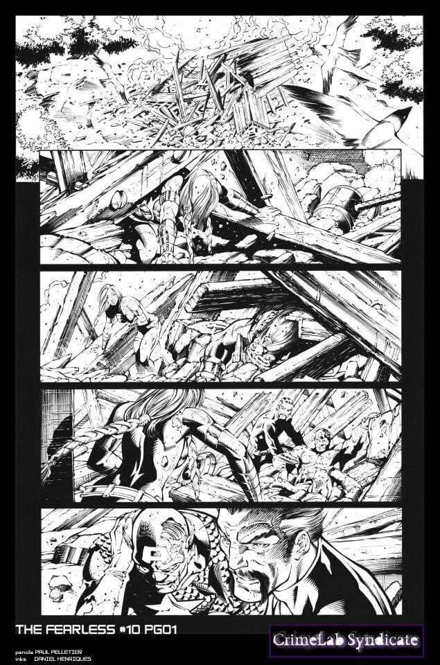 Fear Itself: The Fearless #10 Pencils Paul Pelettier Inks: Daniel Henriques.