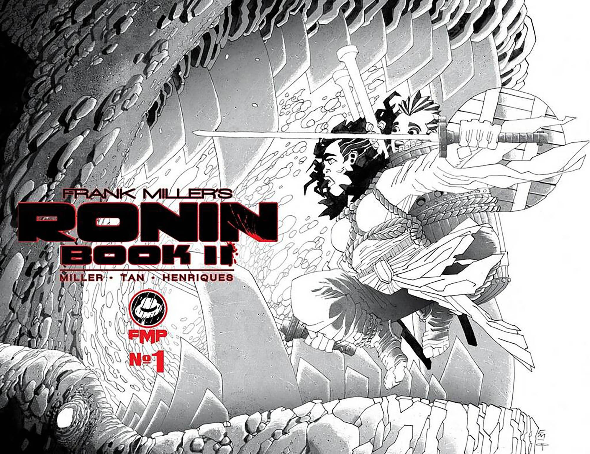 Ronin Book II #1 Alt. Cover.
Frank Miller & Daniel Henriques.