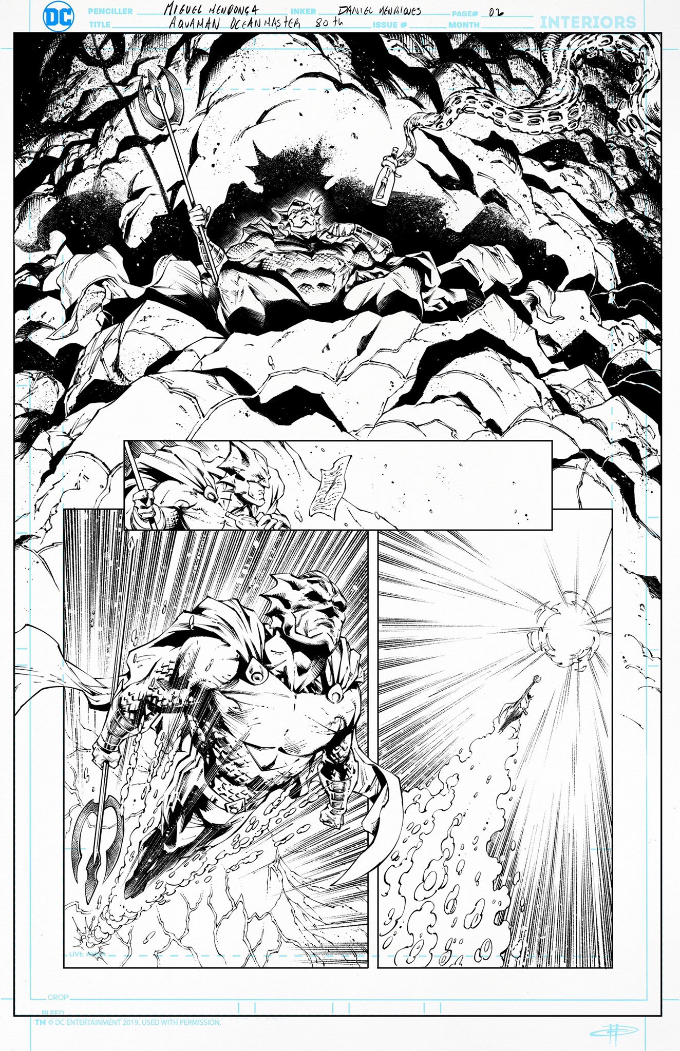 Aquaman 80th Anniversary Special #1 Pencils: Miguel Mendonça Inks: Daniel Henriques