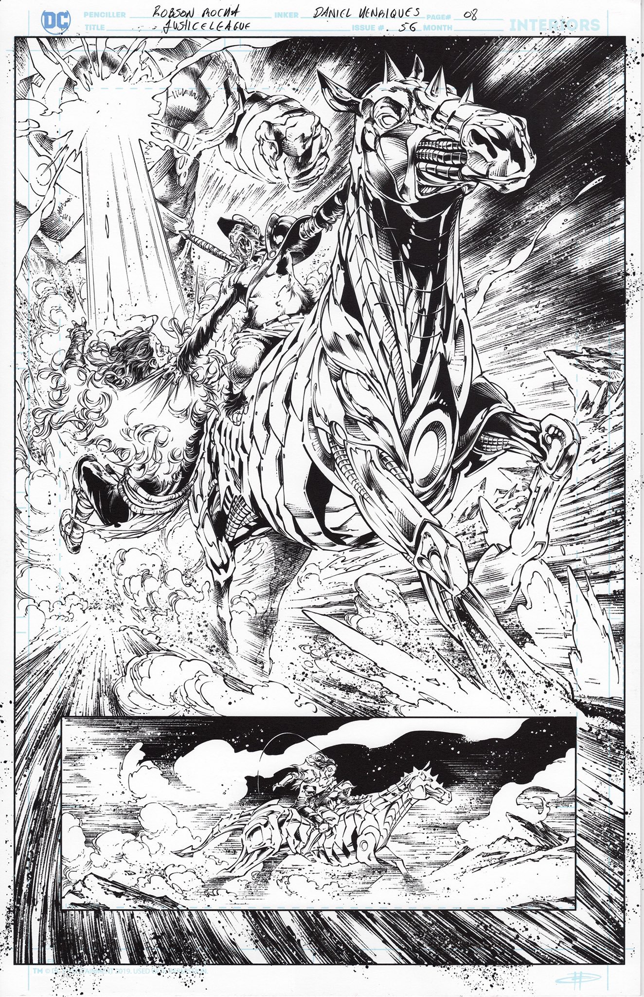 Justice League: Doom Metal #56 Pencils: Robson Rocha Inks: Daniel Henriques.