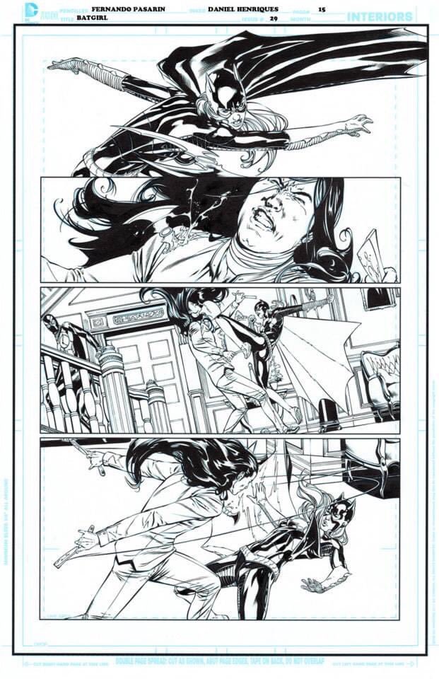 Batgirl #29 Pencils: Fernando Pasarin Inks: Daniel Henriques.