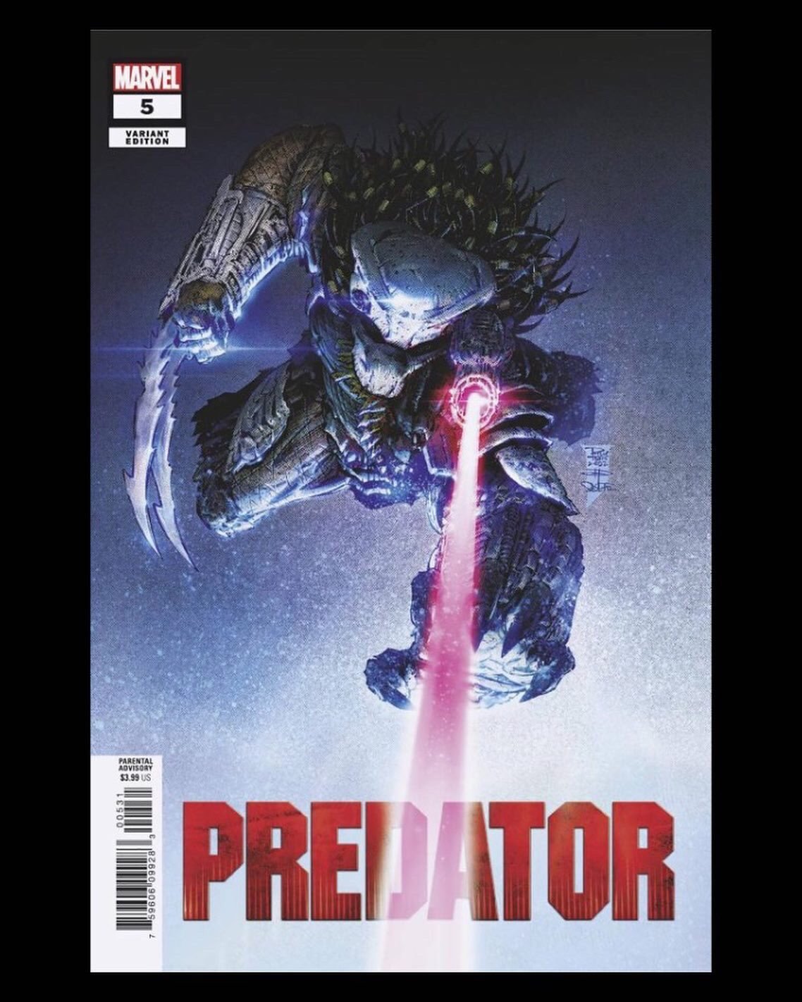 Predator #05 Cover. Pencils: Philip Tan Inks/Zipatones: Daniel Henriques Colors: Sebastian Cheng.