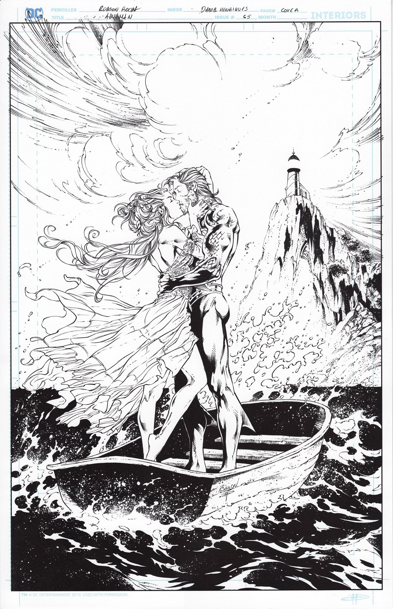 Aquaman #65 Cover Pencils: Robson Rocha Inks: Daniel Henriques.