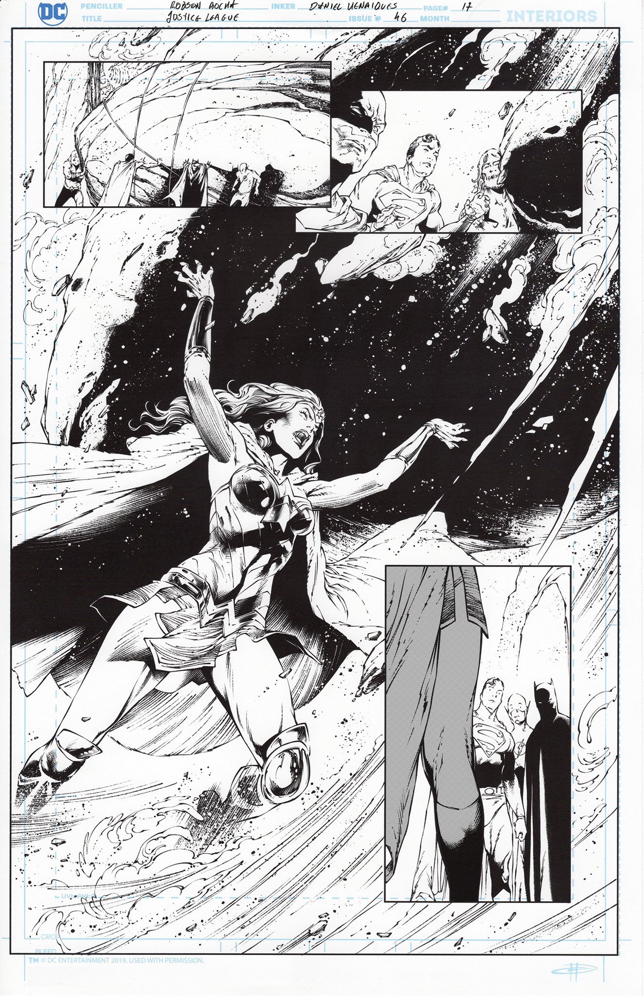 Justice League #46 Pencils: Robson Rocha Inks: Daniel Henriques.