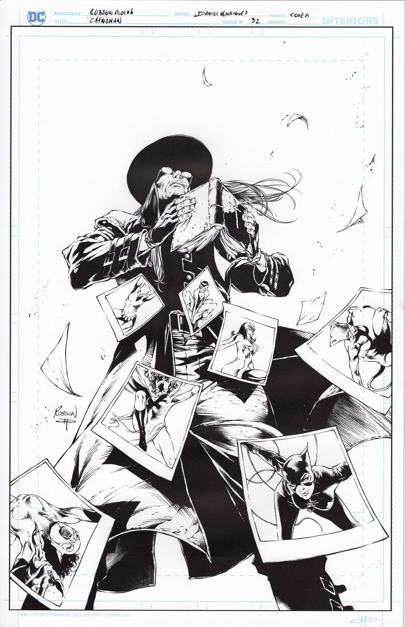 Catwoman #32 Cover Pencils: Robson Rocha Inks: Daniel Henriques.