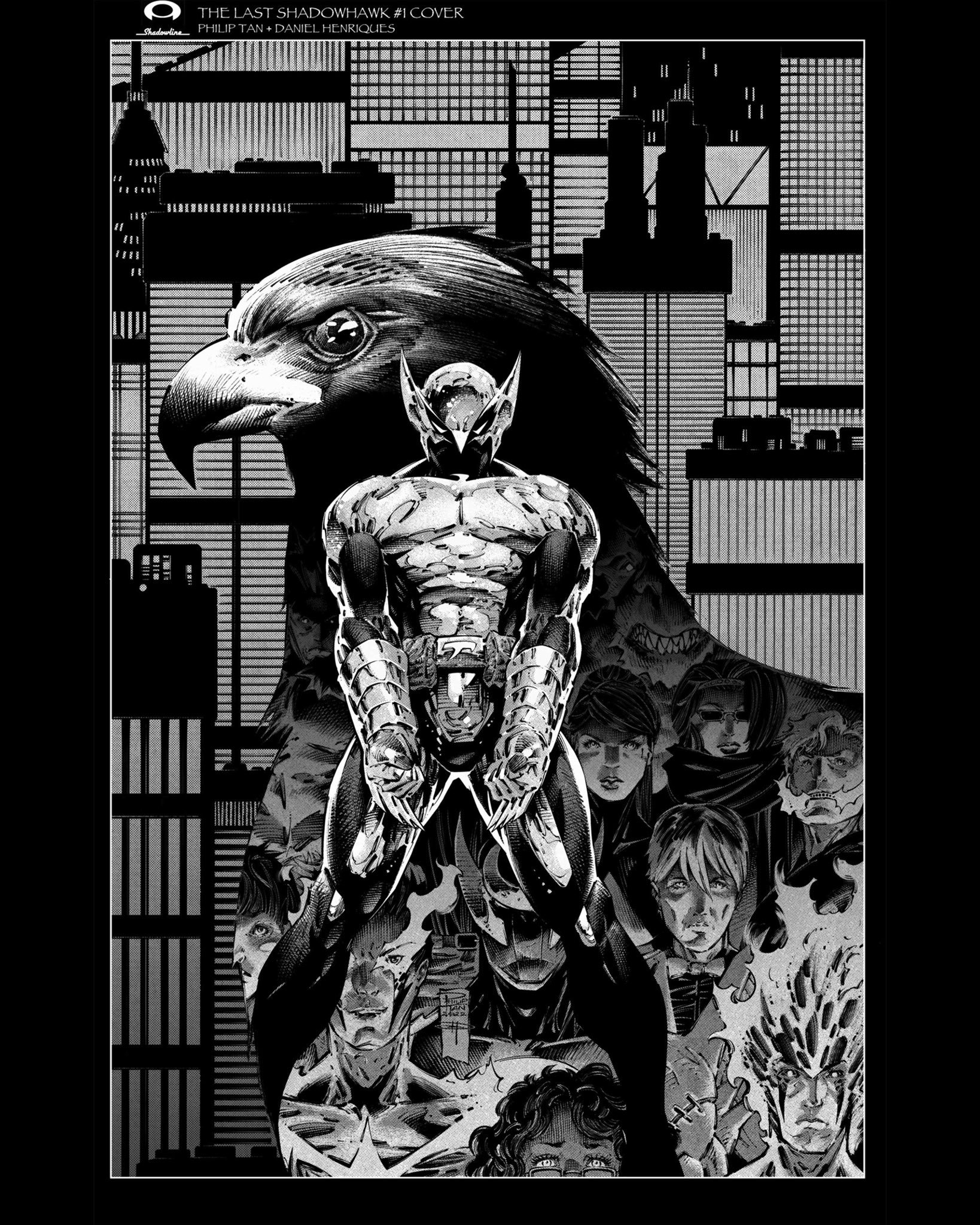 The Last Shadowhawk #1 Cover Pencils: Philip Tan Inks/Zipatones: Daniel Henriques.