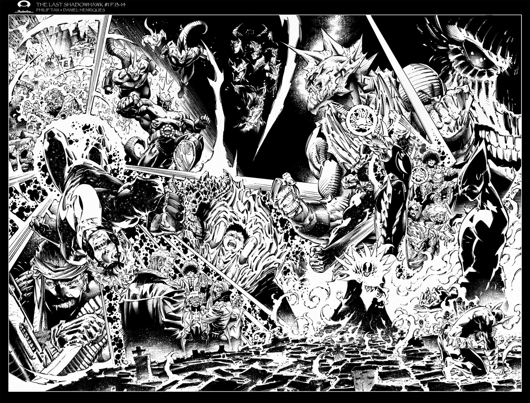 The Last Shadowhawk #1 Pencils: Philip Tan Inks: Daniel Henriques