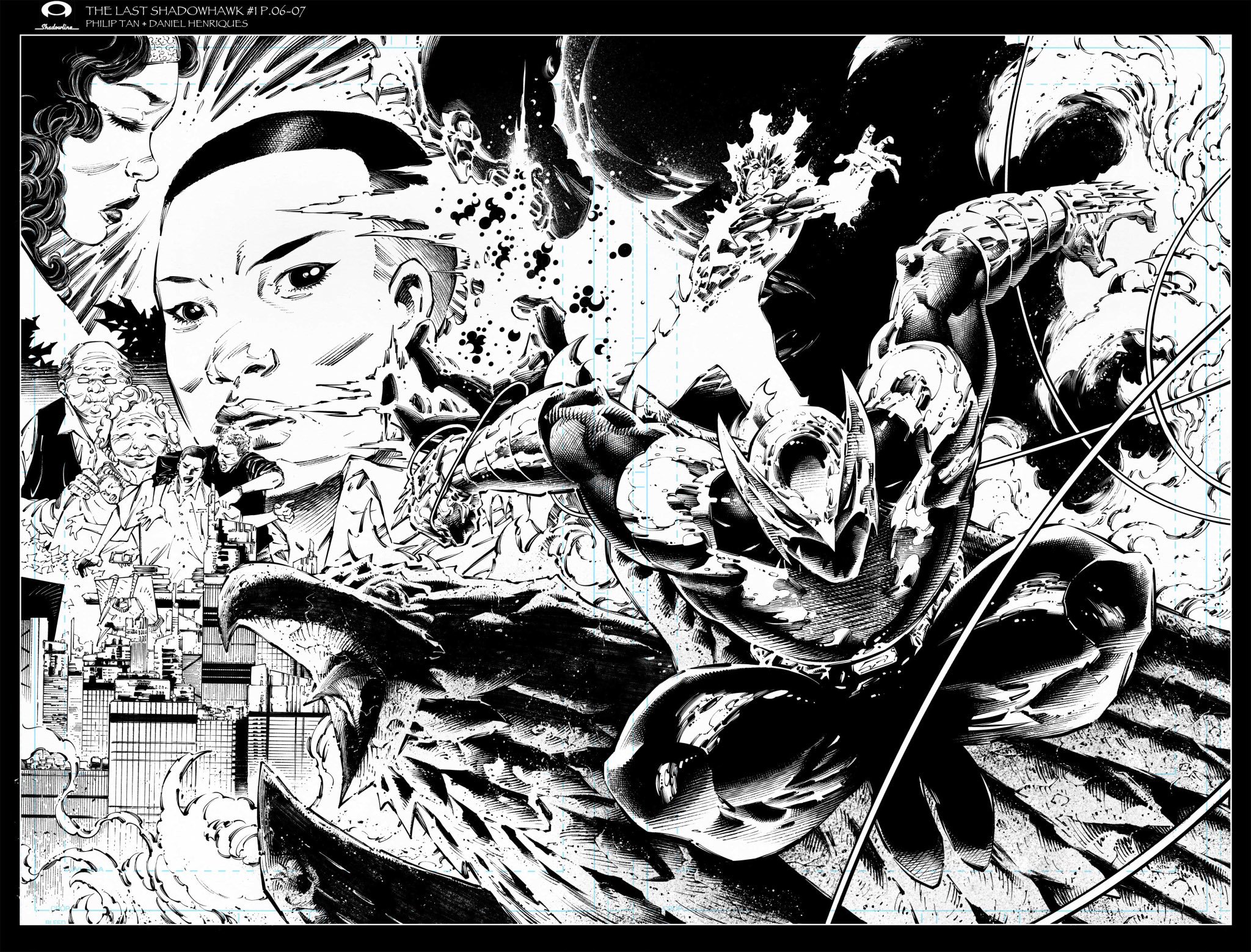 The Last Shadowhawk #1 Pencils: Philip Tan Inks: Daniel Henriques
