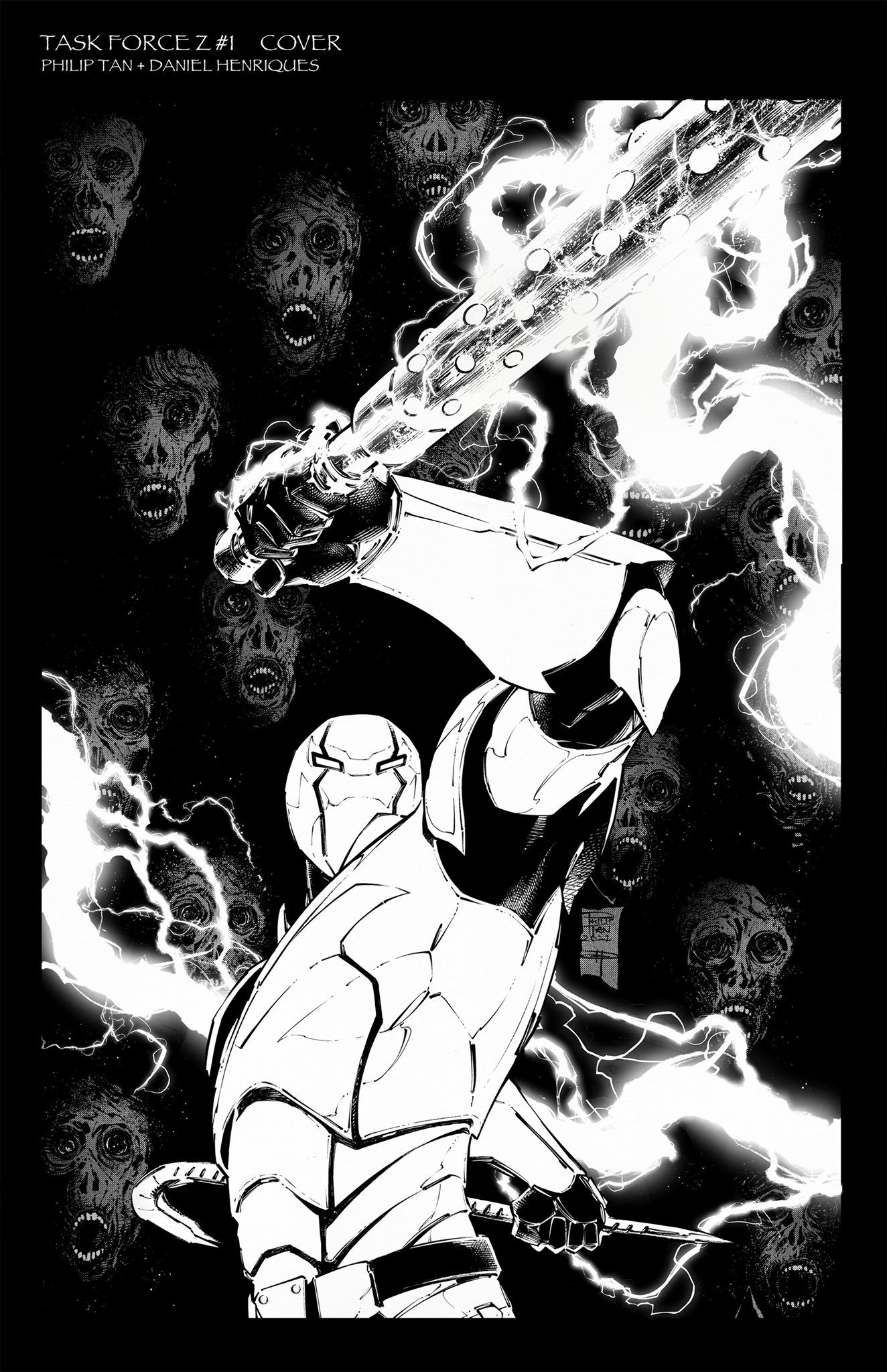 Task Force Z #1 Cover Pencils: Philip Tan Inks: Daniel Henriques.